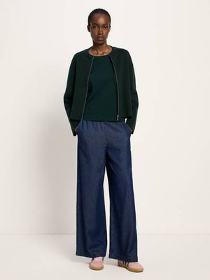 Strickjacke mit Reißverschluss (GOTS)