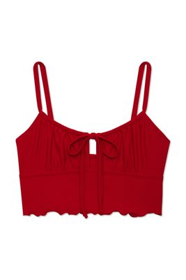 Selena Crop Top in Scarlet
