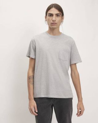 The Organic Cotton Pocket Tee |  Heathered Grey
