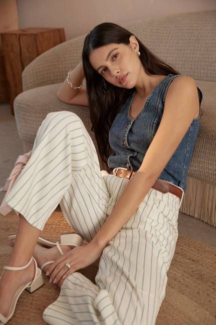 Nina Jean In Faded Stripe