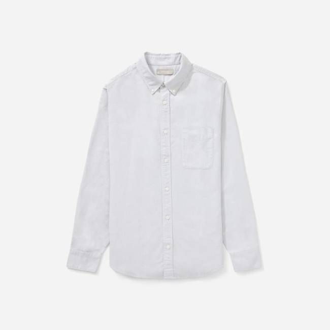 The Slim-Fit Japanese Oxford | Grey | Regular