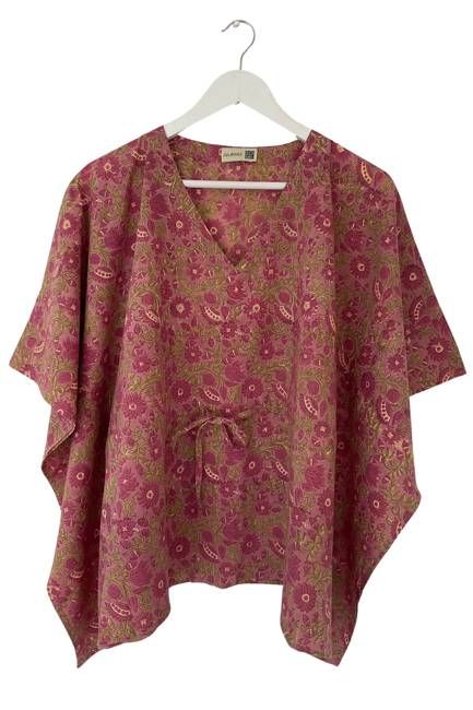 NEW! Block Print Kaftan Top No. 58