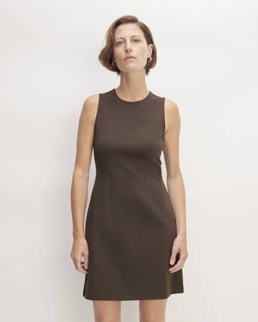 The Dream '90s Shift Dress | Earth Brown