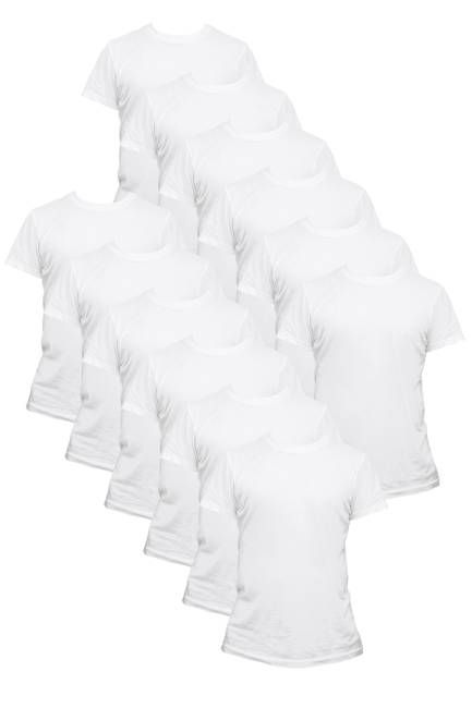 12-Pack Women's Short Sleeve White | Organic Cotton, Fair Trade & Timeless