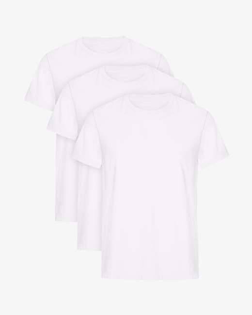 Classic Organic Tee - Optical White (3-Pack)