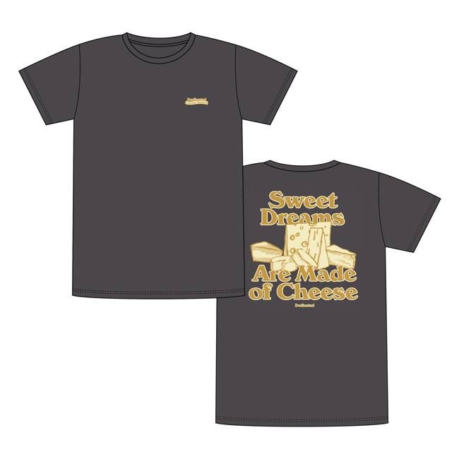 DEDICATED - T-shirt Stockholm Cheese Dream Charcoal