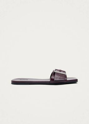 Vent Rift Burgundy Leather Sandals