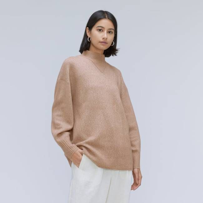 The Cozy-Stretch Pullover | Taupe Grey