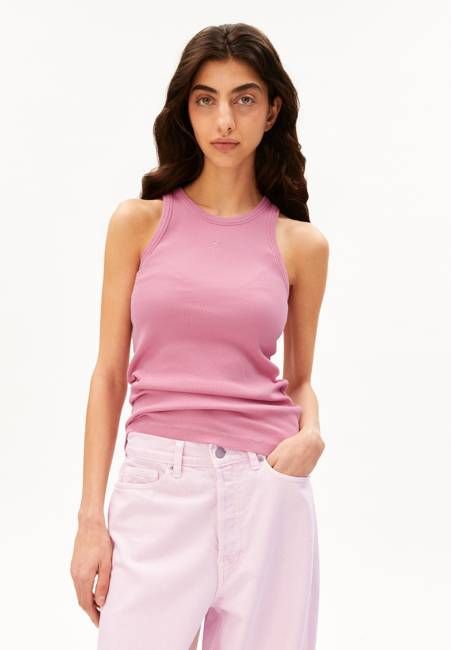 GMT DYE RIB TOP | washed berry