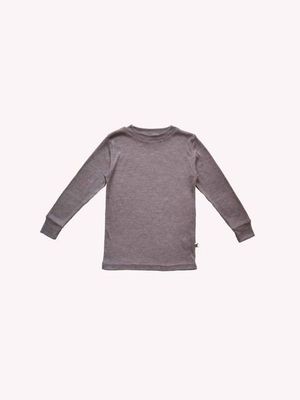 MerinoSilk Baby Crew Plum