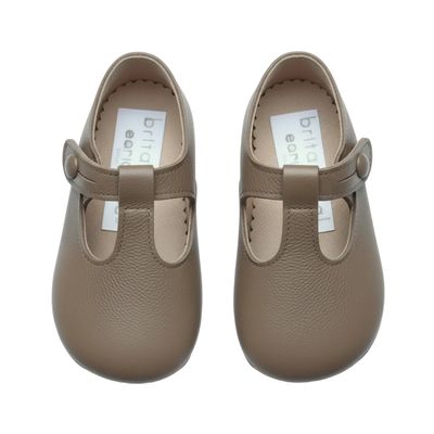 Britannical x Early Days Alex Pre-Walker Babyschuhe, Taupe