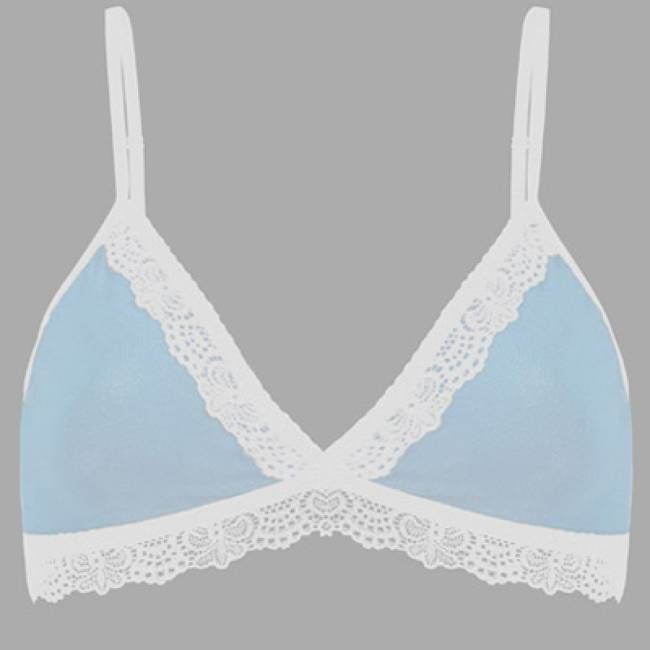 Bio BH Spitze lichtblau - kaufen