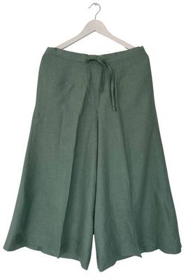 NEW! Linen Culotte Eucalyptus Green