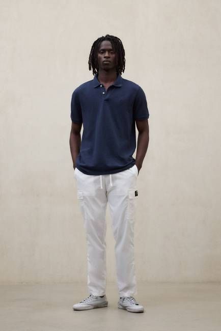 NAVY BLUE TEDAN POLO SHIRT