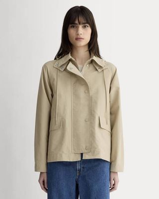 The Short Anorak | Trench Coat Khaki