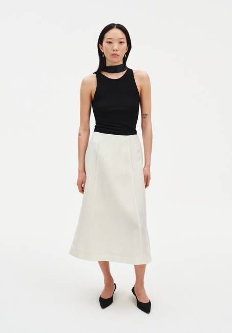 Sharp A-line Skirt