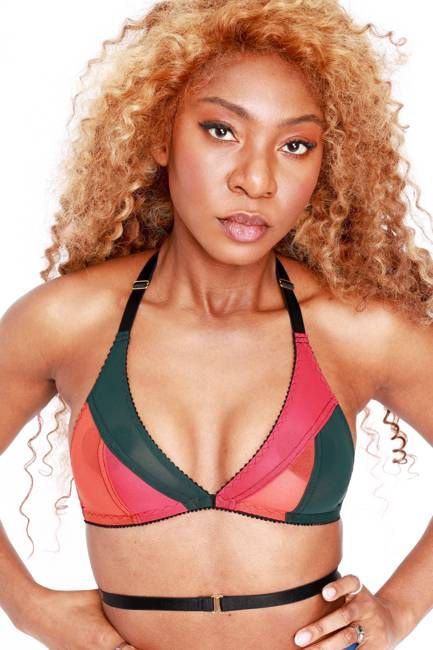 Colieco Kaleidoscope Ii Mesh Halter Neck Bra