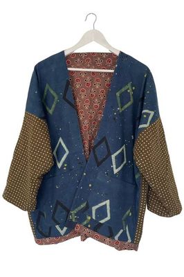 NEU! Wendbares Patchwork-Baumwoll-Overlay Nr. 14