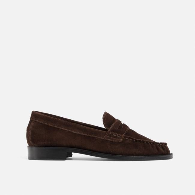 CB Brown Suede Penny Loafer - Women’s
