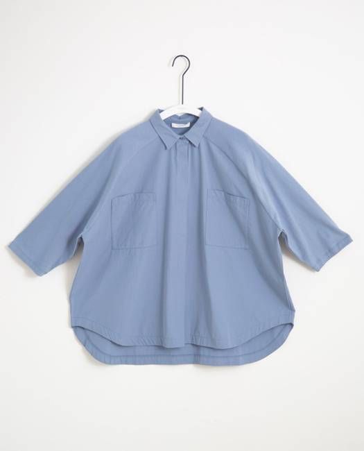 Stephanie Organic Cotton Shirt In Sky