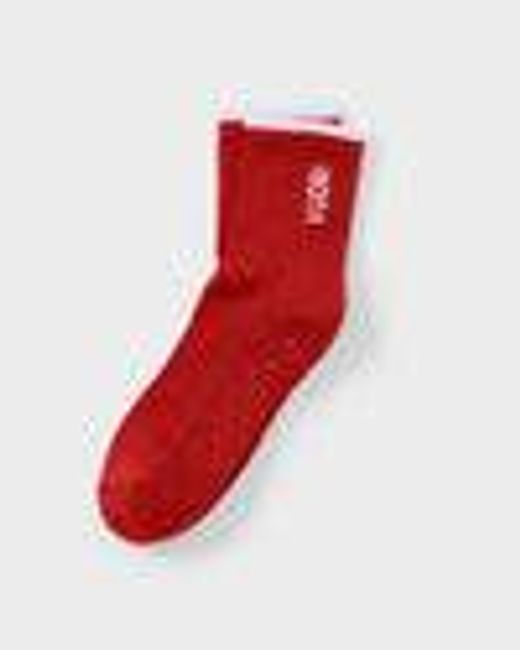 Half Crew Gripper Sock | Cherry Grip Socks | Vuori