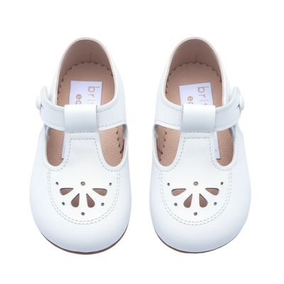 Britannical x Early Days Robin Pre-Walker Babyschuhe, Weiß