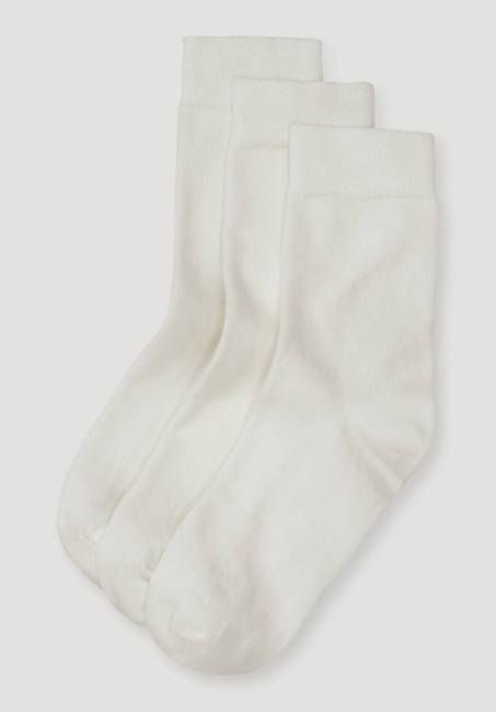 Socks in a pack of 3 made from organic cotton