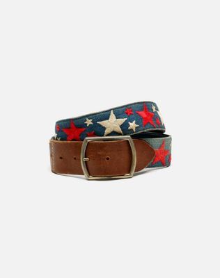 70s Denim Star Belt