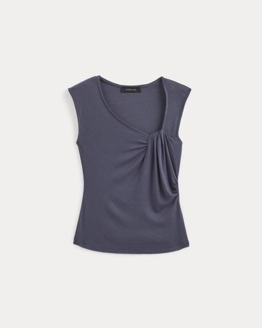 Asymmetrical Top in Butterluxe | Graystone