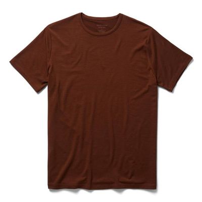 The Merino Tee in Russet