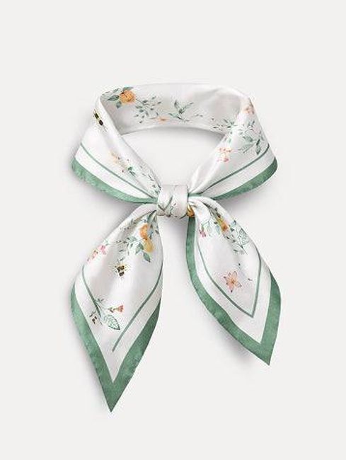 Silk Scarf Flora Gift