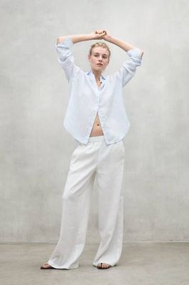 STRIPED LINEN DARIA SHIRT