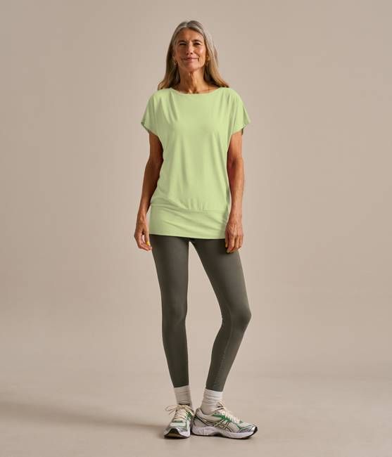 Short Sleeve Air Bamboo Flow Top