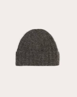 The Alpaca Beanie | Dark Charcoal