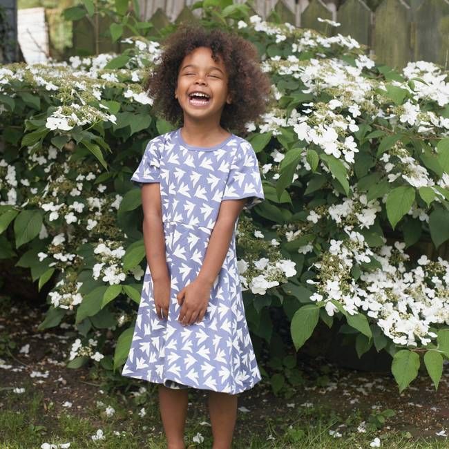 Summer Skater Dress - Seagulls