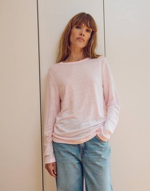 The LINEN / The Long Sleeve  - Blush