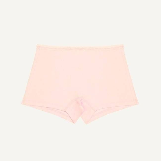 Organic Cotton Mid-Rise Shortie in Quartz