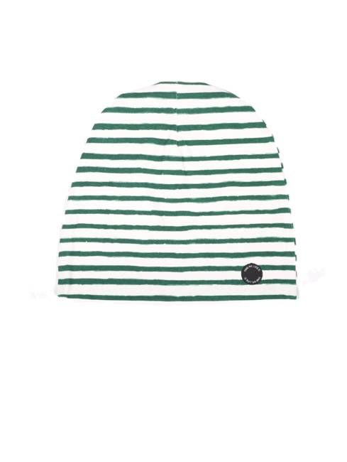 HAT STRIPE GREEN / WHITE