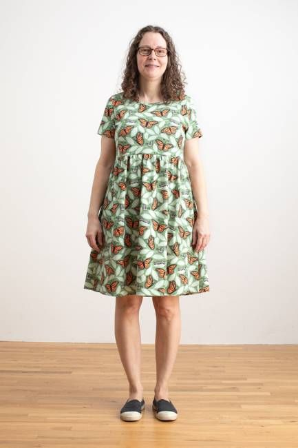 Stockholm Dress - Monarchs Dark Green