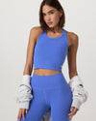 Elevation Racerback Tank | Women's Bright Iris Tank Top | Vuori