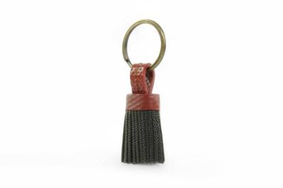 Mini Tassel Keyring | Leather & Fire-hose