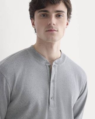 Vintage Rib Henley | Vintage Heather Grey