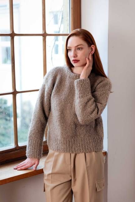 Bouclé Cashmere Sweater