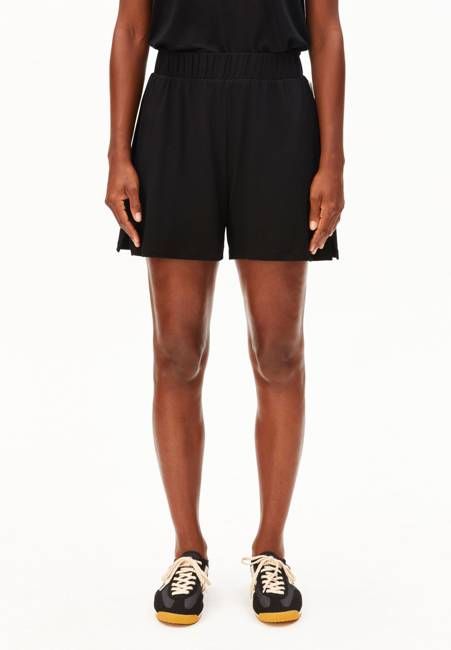 RELAXED JERSEY SHORTS | black