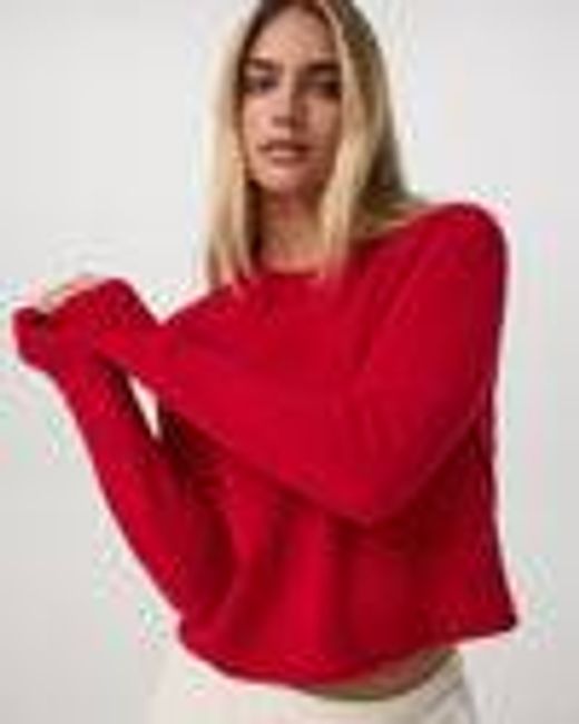 Émilie Cashmere Crew | Women's Cherry Pullover | Vuori
