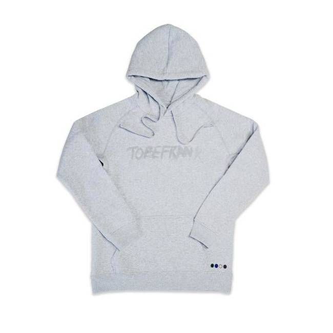 Ellis Logo Hoodie in Grey