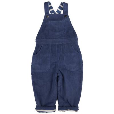 Lined Dungarees - Night Blue