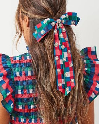 Painted Pixels - Embellished Bow - Jewel Multi