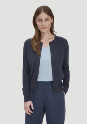 Knit jacket Regular BETTER RECYCLING made of pure cashmere