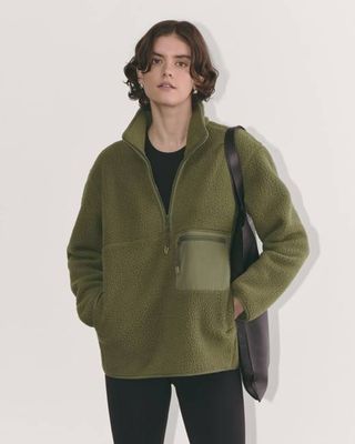 The ReNew Fleece Oversized Half-Zip | Kalamata